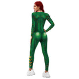 Film Aquaman Mera Combinaison Verte Cosplay Costume