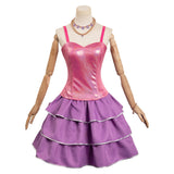 Film Barbie Rose Robe Tenue Cosplay Costume