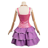 Film Barbie Rose Robe Tenue Cosplay Costume