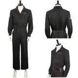 Film Ghostbusters(2024) Lucky Domingo Combinaison Noire Cosplay Costume