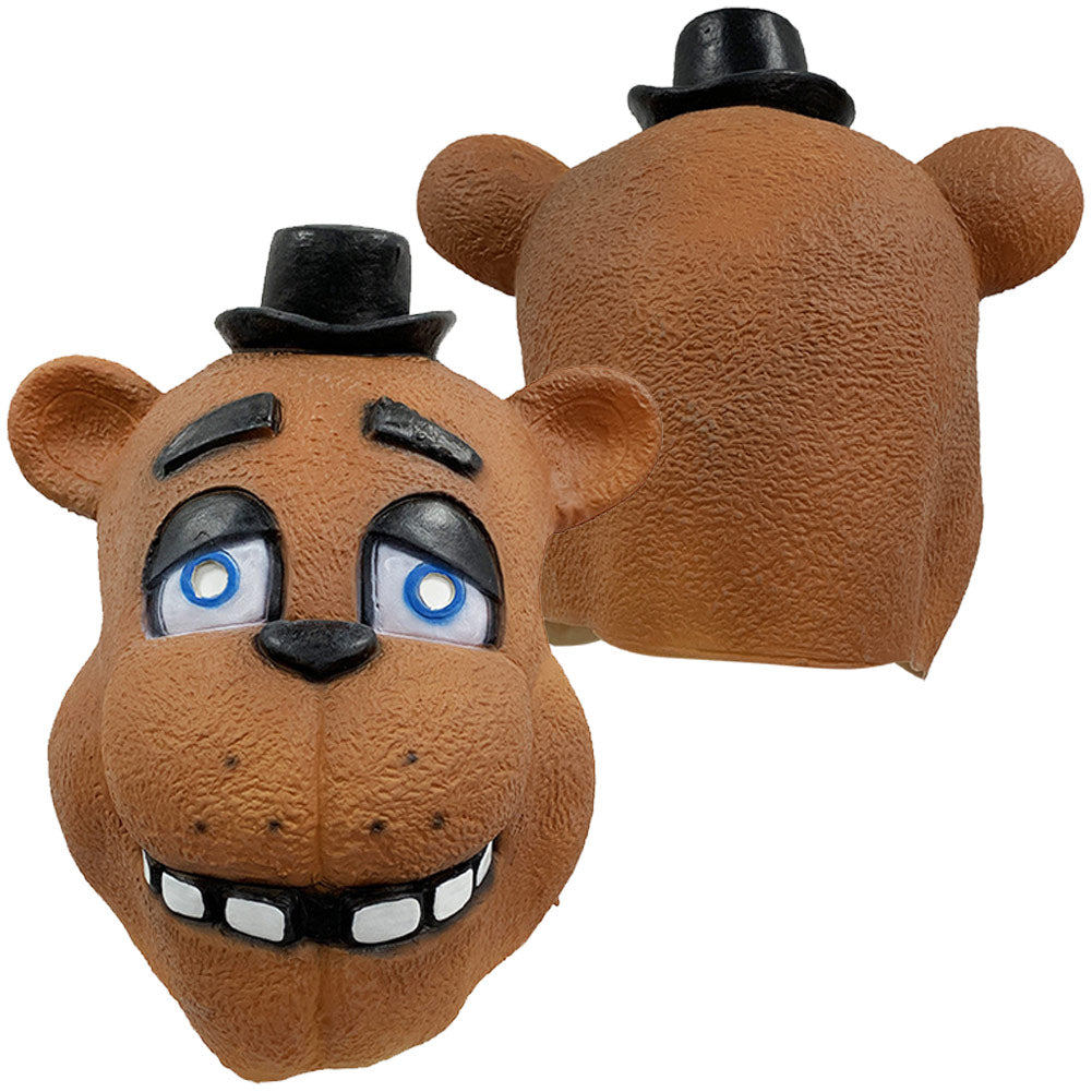 Masque en Latex Ours en Peluche Freddy 