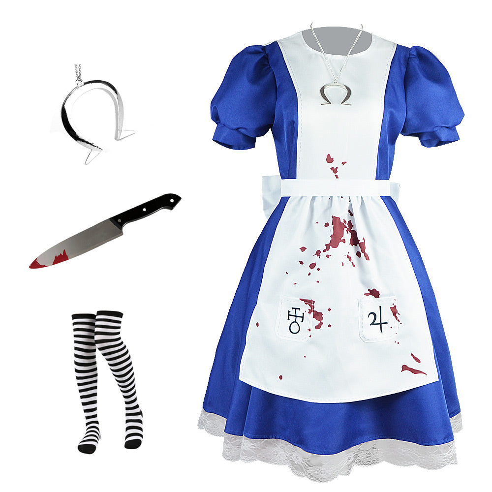 Jeu Alice: Madness Returns Alice Liddell Cosplay Costume