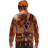 Jeu Vidéo Twisted Metal Sweet Tooth Hoodie Costume