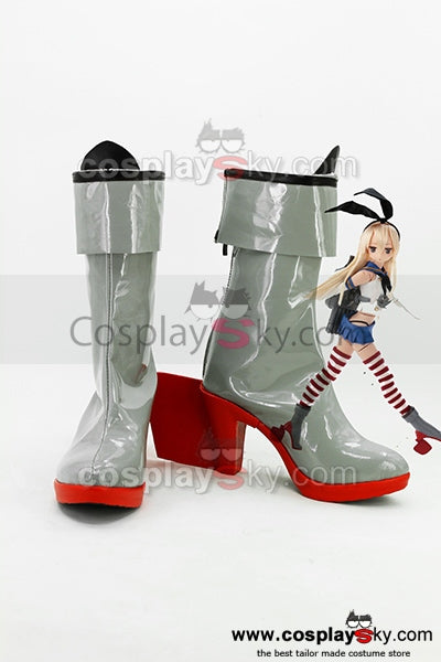 Kantai Collection  Destroyer Japonais Shimakaze Botte  Cosplay Chaussures