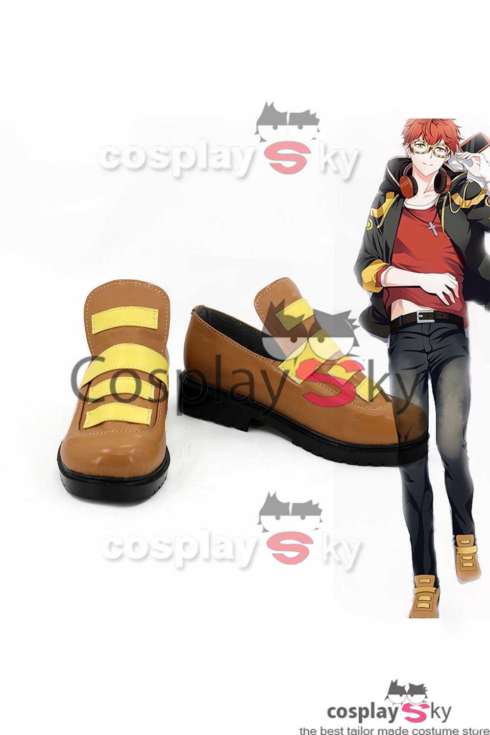 Mystic Messenger 707 EXTREME Saeyoung/Luciel Choi 7 Cosplay Chaussures