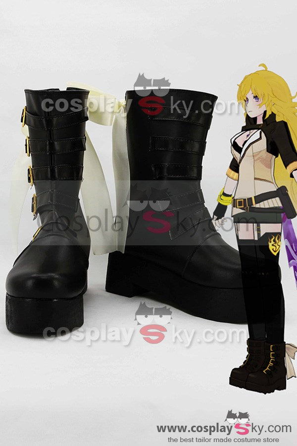 RWBY Yang Xiao Long Botte Cosplay Chaussures