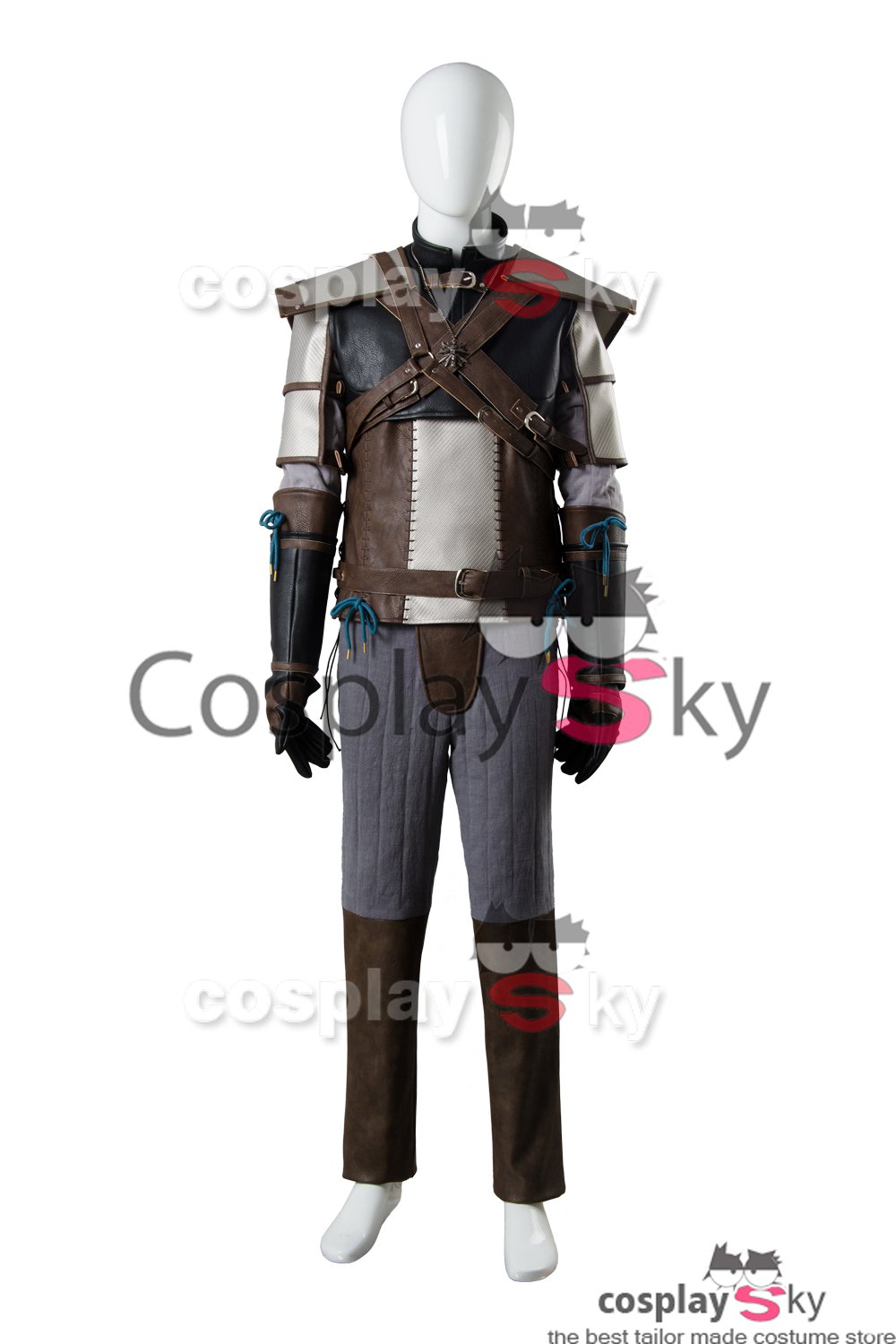 The Witcher 3 Wild Hunt Geralt de Riv Cosplay Costume