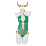 TV Loki Bunny Girl Vert Femme Cosplay Costume
