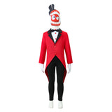 TV The Amazing Digital Circus Caine Tenue Rouge Cosplay Costume
