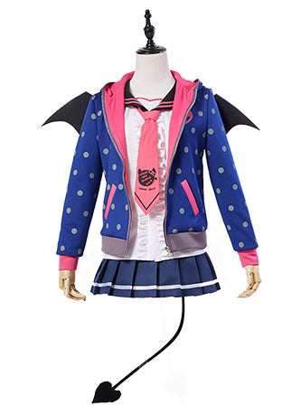 Love Live! Rin Hoshizora Petite Diable Uniforme Halloween Cosplay Costume